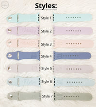 Load image into Gallery viewer, Engraved Fitbit Versa 2 Band | S/M  M/L Soft Silicone Fitbit Versa 2 Bands | Personalized Custom Monogram Fitbit Versa 2 Band