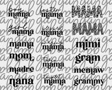 Load image into Gallery viewer, Mom Keychain | Mama Keychain | Girl Mama Keychain | Boy Mama Keychain | Nana Keychain | Mimi Keychain