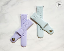 Load image into Gallery viewer, Engraved Fitbit Versa 2 Band | S/M  M/L Soft Silicone Fitbit Versa 2 Bands | Personalized Custom Monogram Fitbit Versa 2 Band