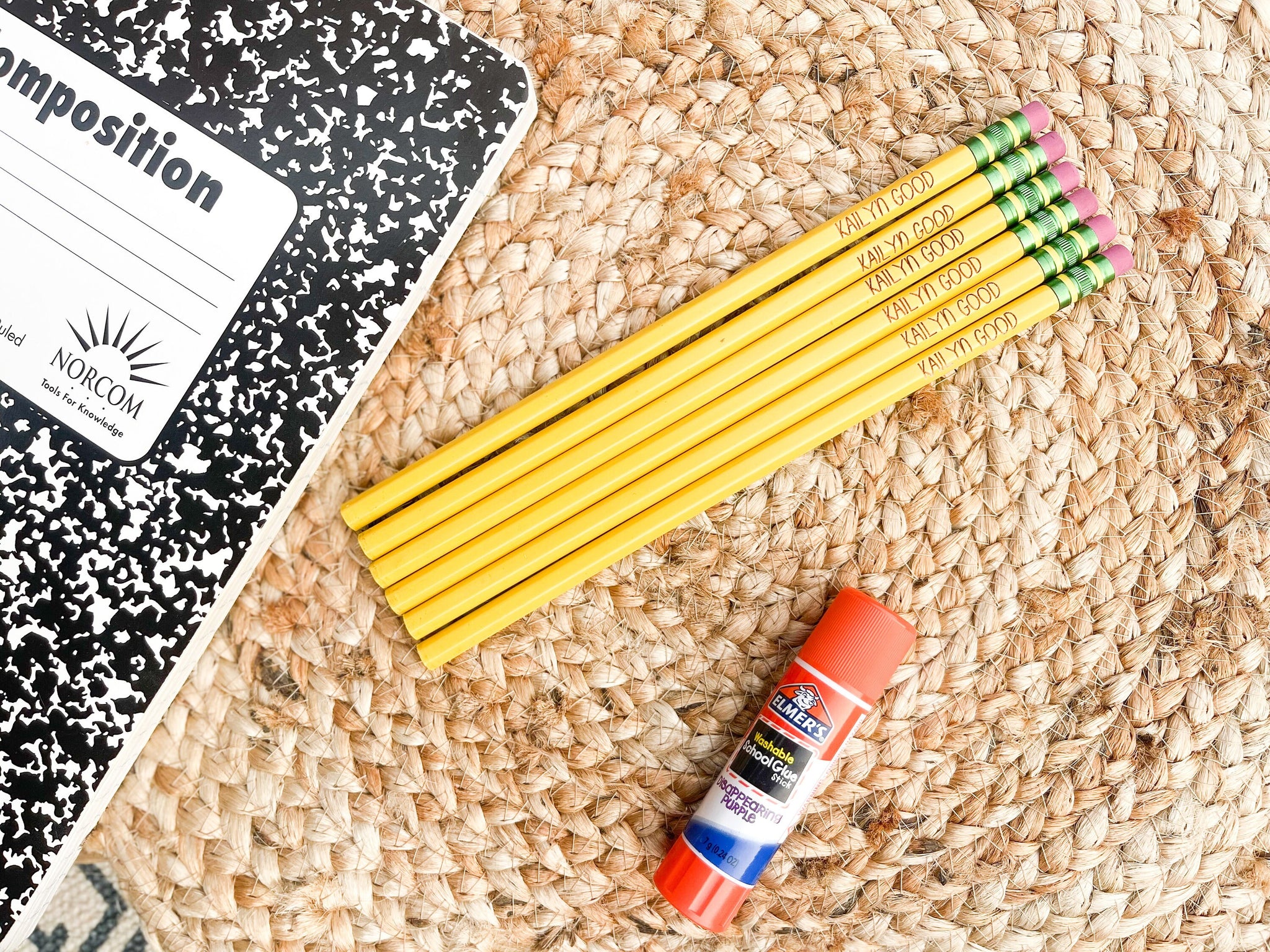 Personalized Ticonderoga pencils